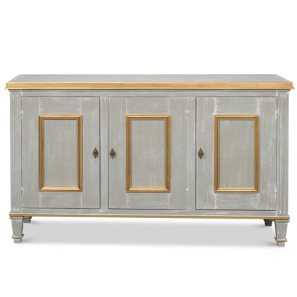 Buffet Louis grigio e oro