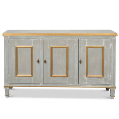 Buffet Louis grigio e oro