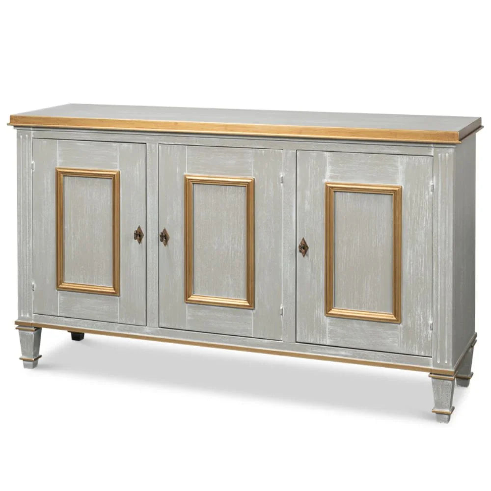 Buffet Louis grigio e oro