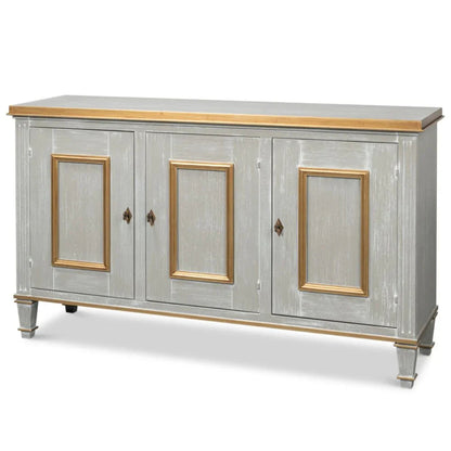 Buffet Louis grigio e oro