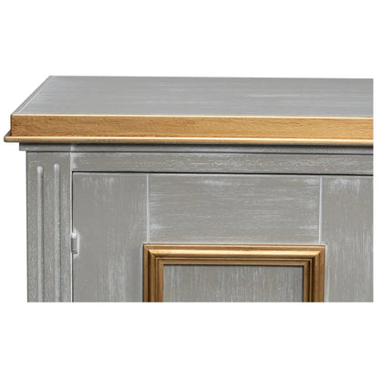 Buffet Louis grigio e oro