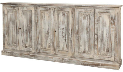 Credenza francese Louis in rovere grigio