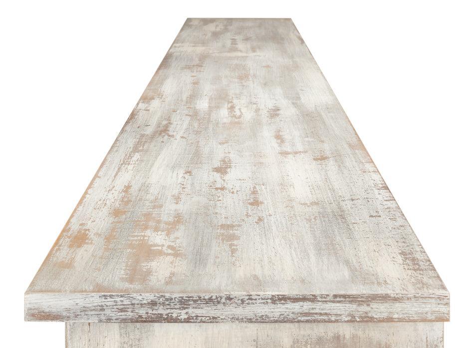 Credenza francese Louis in rovere grigio