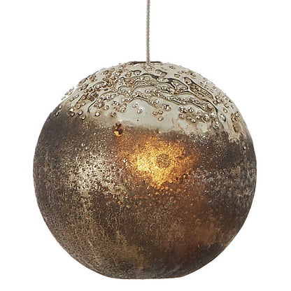 Pendente multi-goccia in mercurio invecchiato