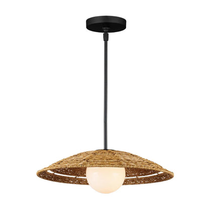 Ciondolo in vimini intrecciato a mano per esterni