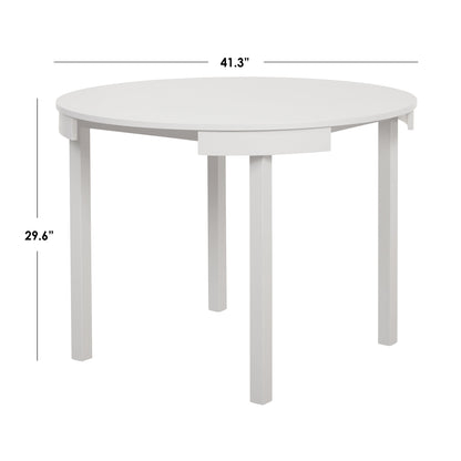 Set da pranzo rotondo compatto Harrisburg Tobey da 5 pezzi