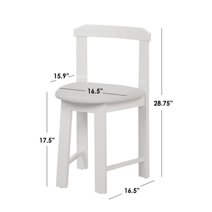 Set da pranzo rotondo compatto Harrisburg Tobey da 5 pezzi