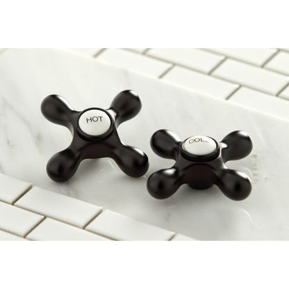 Rubinetto da cucina Kingston Brass Heritage Bridge con spruzzatore in ottone