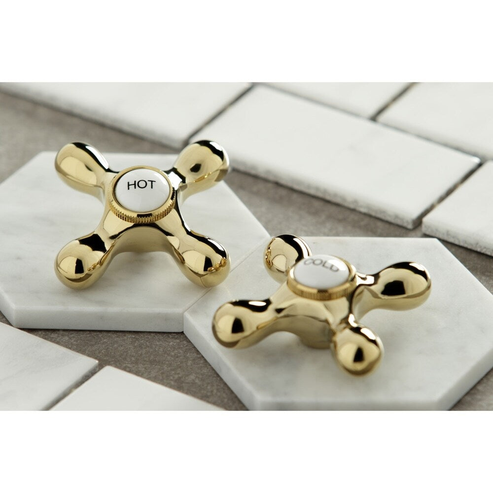 Rubinetto da cucina Kingston Brass Heritage Bridge con spruzzatore in ottone