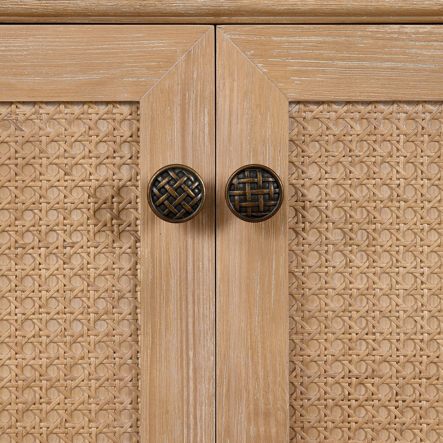 Mobile da bagno Hervas con piano in marmo naturale senza specchio