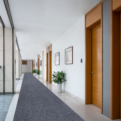 Tappeto da corridoio di alta qualità per interni/esterni di dimensioni personalizzate con supporto in PVC antiscivolo, larghezza 36'' x lunghezza a scelta