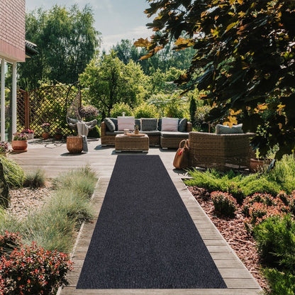 Tappeto da corridoio di alta qualità per interni/esterni di dimensioni personalizzate con supporto in PVC antiscivolo, larghezza 36'' x lunghezza a scelta