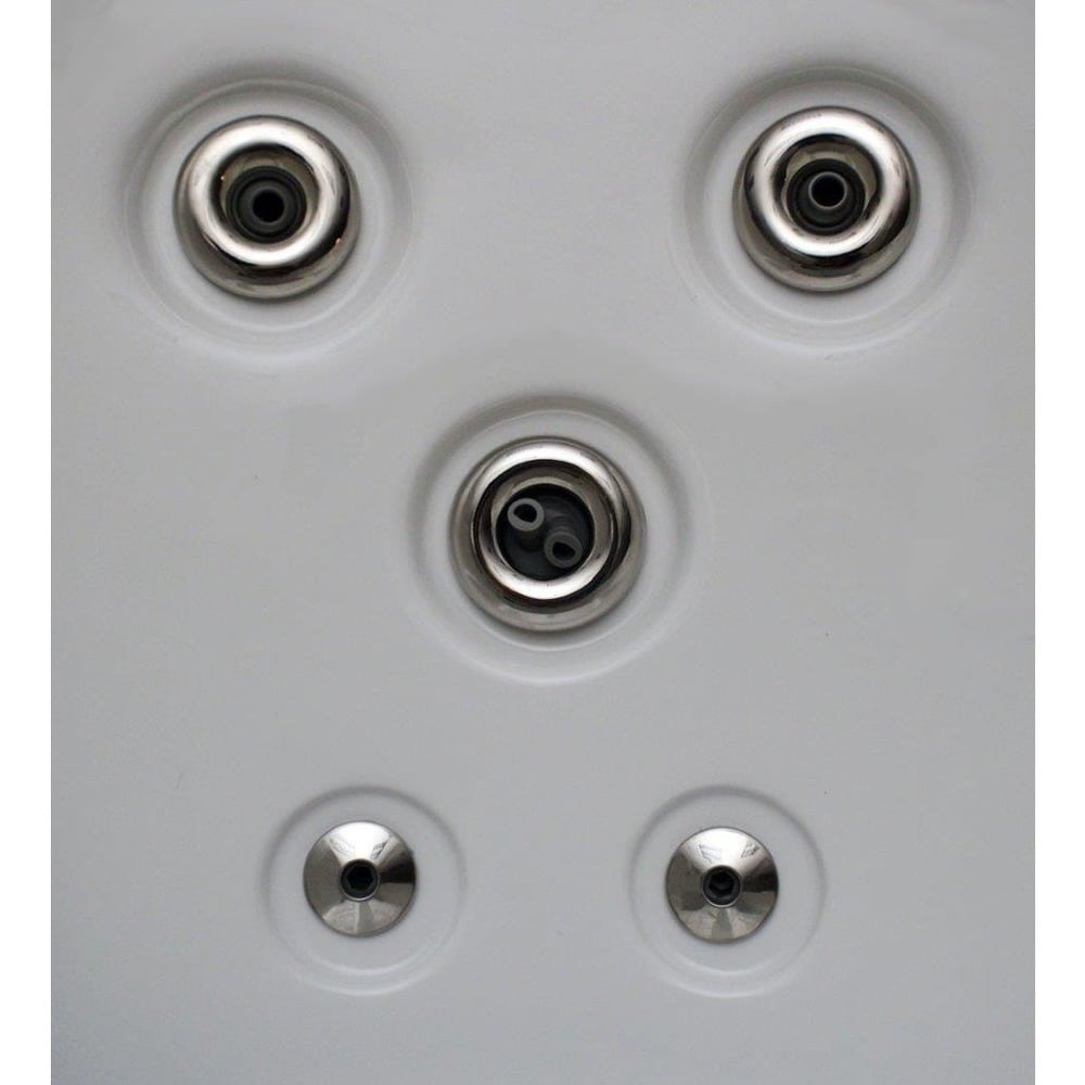Spa Home and Garden da 5 persone con 51 getti, getti in acciaio inox e ozono - 80x80x34