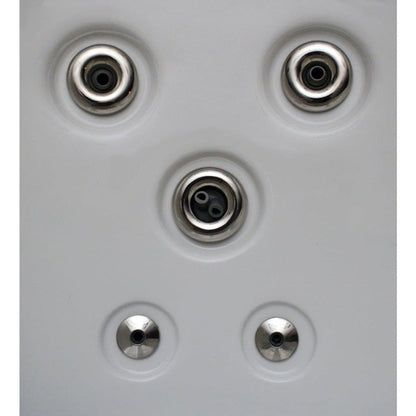 Spa Home and Garden da 5 persone con 51 getti, getti in acciaio inox e ozono - 80x80x34