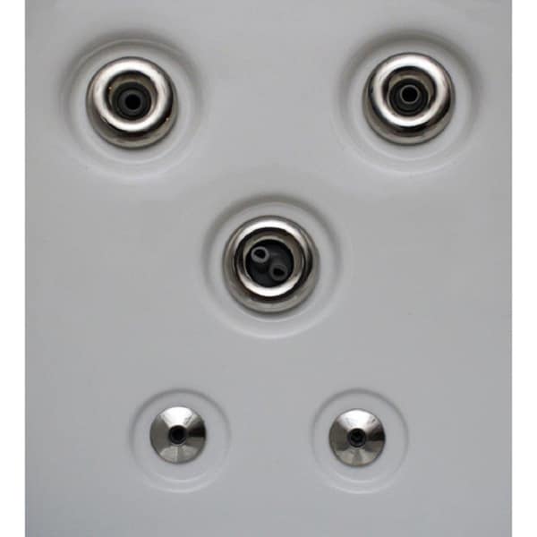 Home and Garden Spas Vasca idromassaggio per 5 persone con 51 getti e sistema all'ozono - 80x80x34