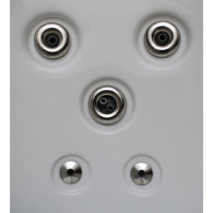 Home and Garden Spas Vasca idromassaggio per 5 persone con 51 getti e sistema all'ozono - 80x80x34