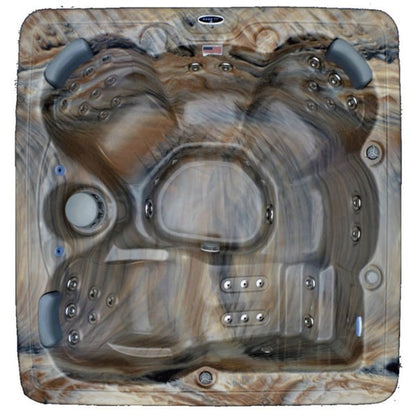 Home and Garden Spas Vasca idromassaggio per 5 persone con 51 getti e sistema all'ozono - 80x80x34