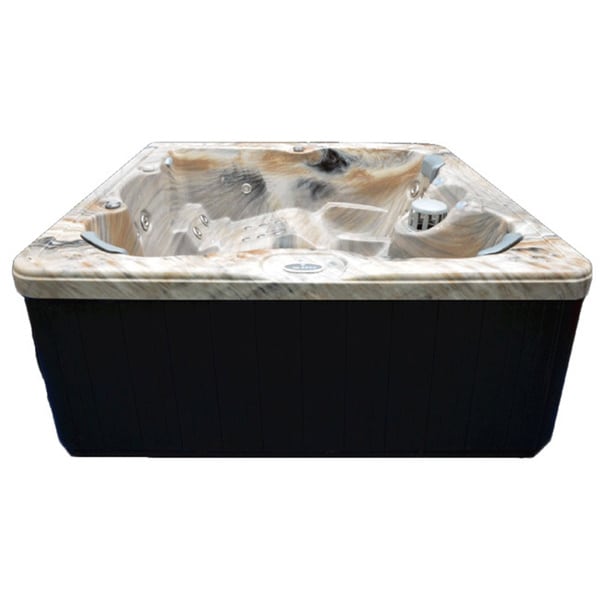 Home and Garden Spas Vasca idromassaggio per 5 persone con 51 getti e sistema all'ozono - 80x80x34