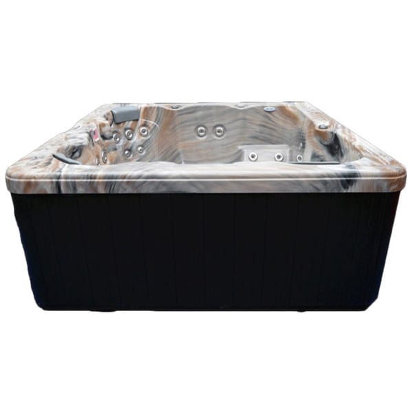 Home and Garden Spas Vasca idromassaggio per 5 persone con 51 getti e sistema all'ozono - 80x80x34