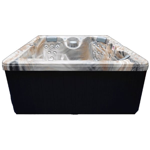 Home and Garden Spas Vasca idromassaggio per 5 persone con 51 getti e sistema all'ozono - 80x80x34