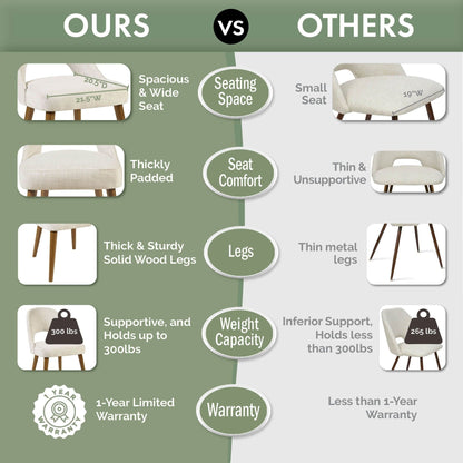 Sedie da pranzo imbottite INK IVY Nola con schienale ritagliato (set da 2)