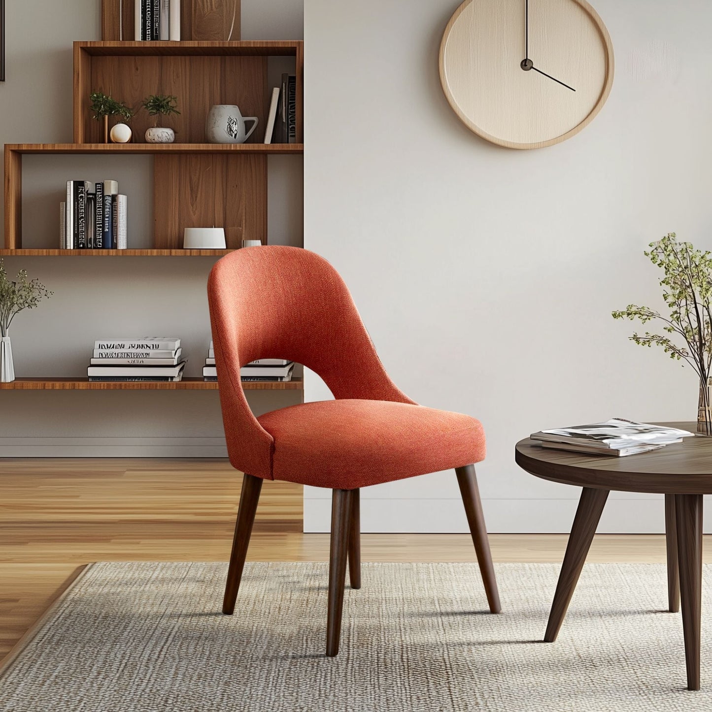 Sedie da pranzo imbottite INK IVY Nola con schienale ritagliato (set da 2)