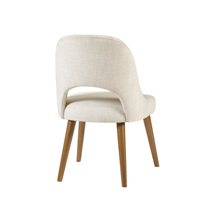 Sedie da pranzo imbottite INK IVY Nola con schienale ritagliato (set da 2)