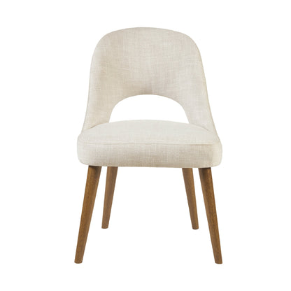 Sedie da pranzo imbottite INK IVY Nola con schienale ritagliato (set da 2)