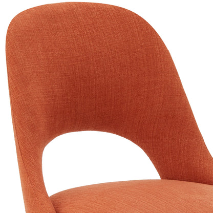 Sedie da pranzo imbottite INK IVY Nola con schienale ritagliato (set da 2)