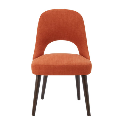 Sedie da pranzo imbottite INK IVY Nola con schienale ritagliato (set da 2)