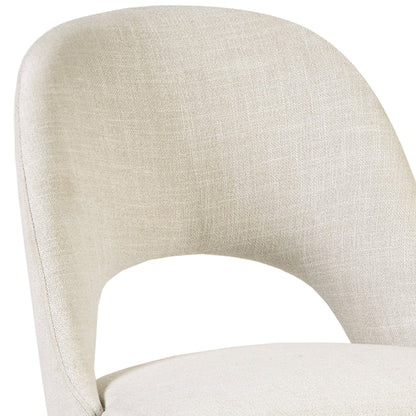 Sedie da pranzo imbottite INK IVY Nola con schienale ritagliato (set da 2)