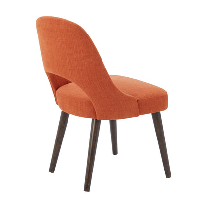 Sedie da pranzo imbottite INK IVY Nola con schienale ritagliato (set da 2)