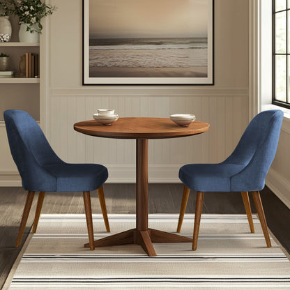 Sedie da pranzo imbottite INK IVY Nola con schienale ritagliato (set da 2)