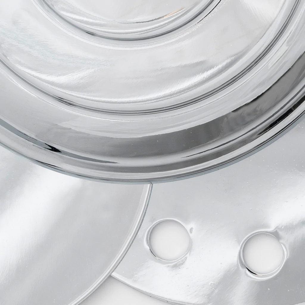 Applique in cristallo parigino a 2 luci