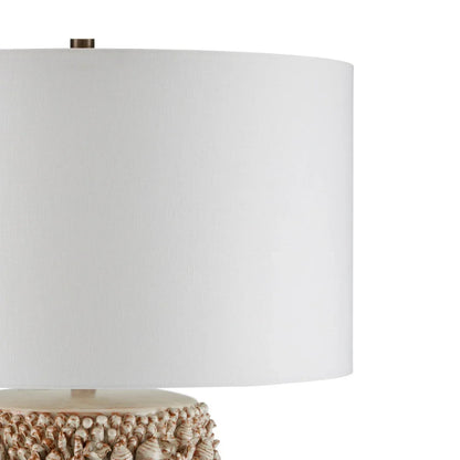 Lampada da tavolo a conchiglia della Costa d'Avorio