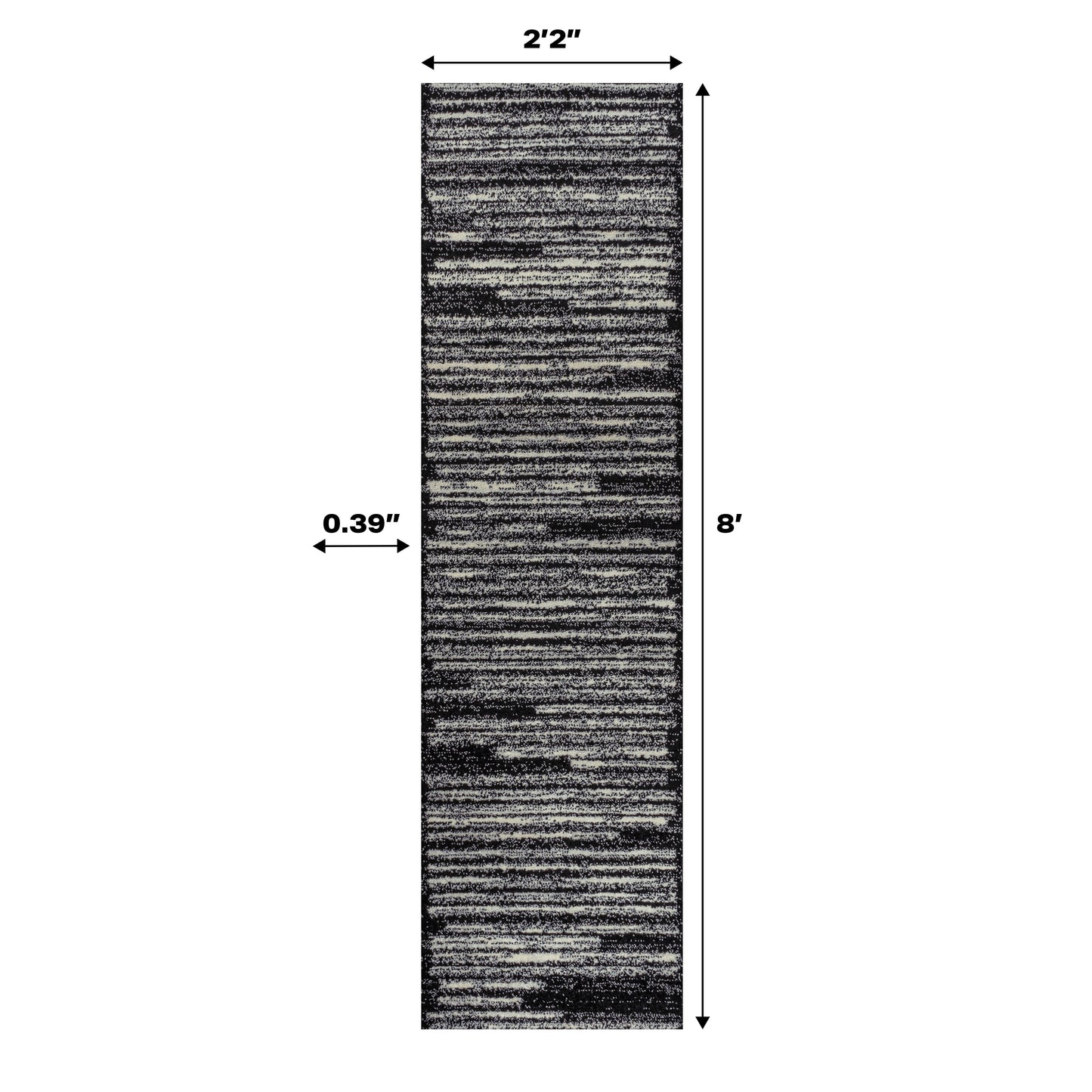 JONATHAN Y Aksil Tappeto moderno a righe berbero