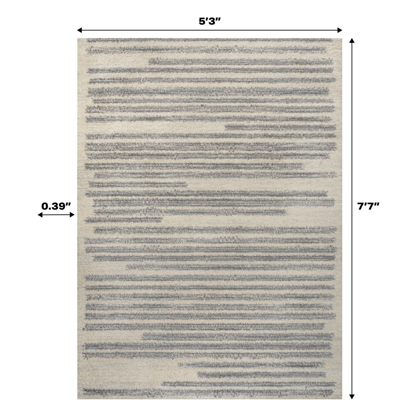 JONATHAN Y Aksil Tappeto moderno a righe berbero