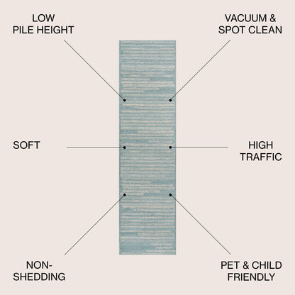 JONATHAN Y Aksil Tappeto moderno a righe berbero