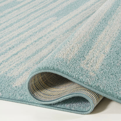 JONATHAN Y Aksil Tappeto moderno a righe berbero