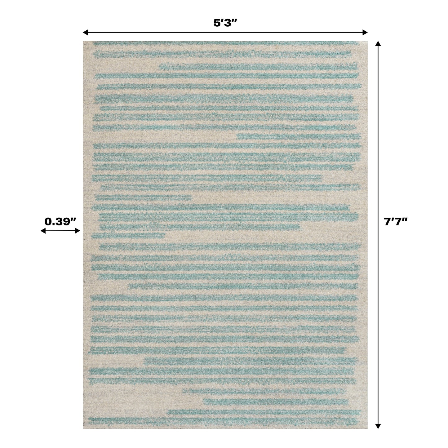 JONATHAN Y Aksil Tappeto moderno a righe berbero