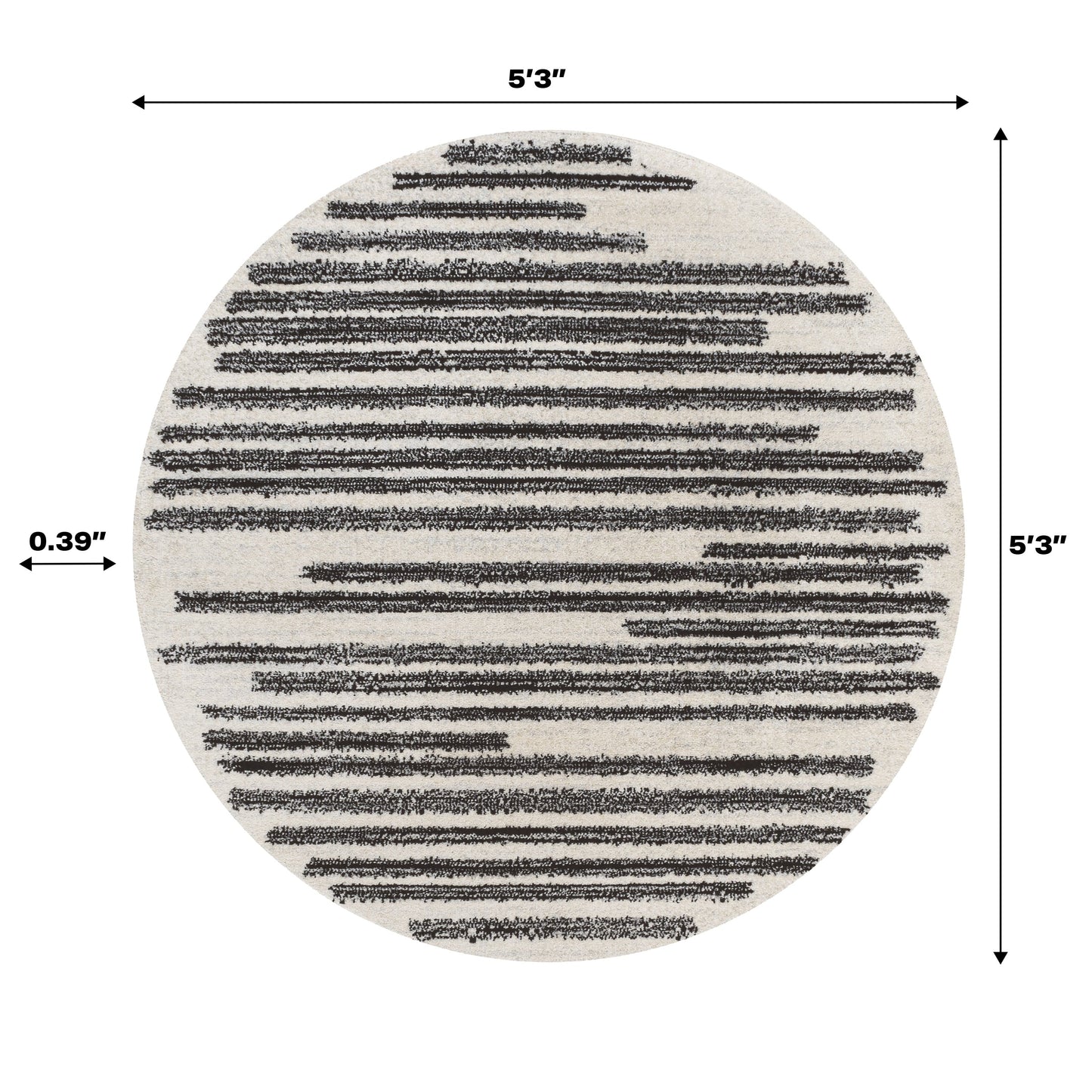 JONATHAN Y Aksil Tappeto moderno a righe berbero