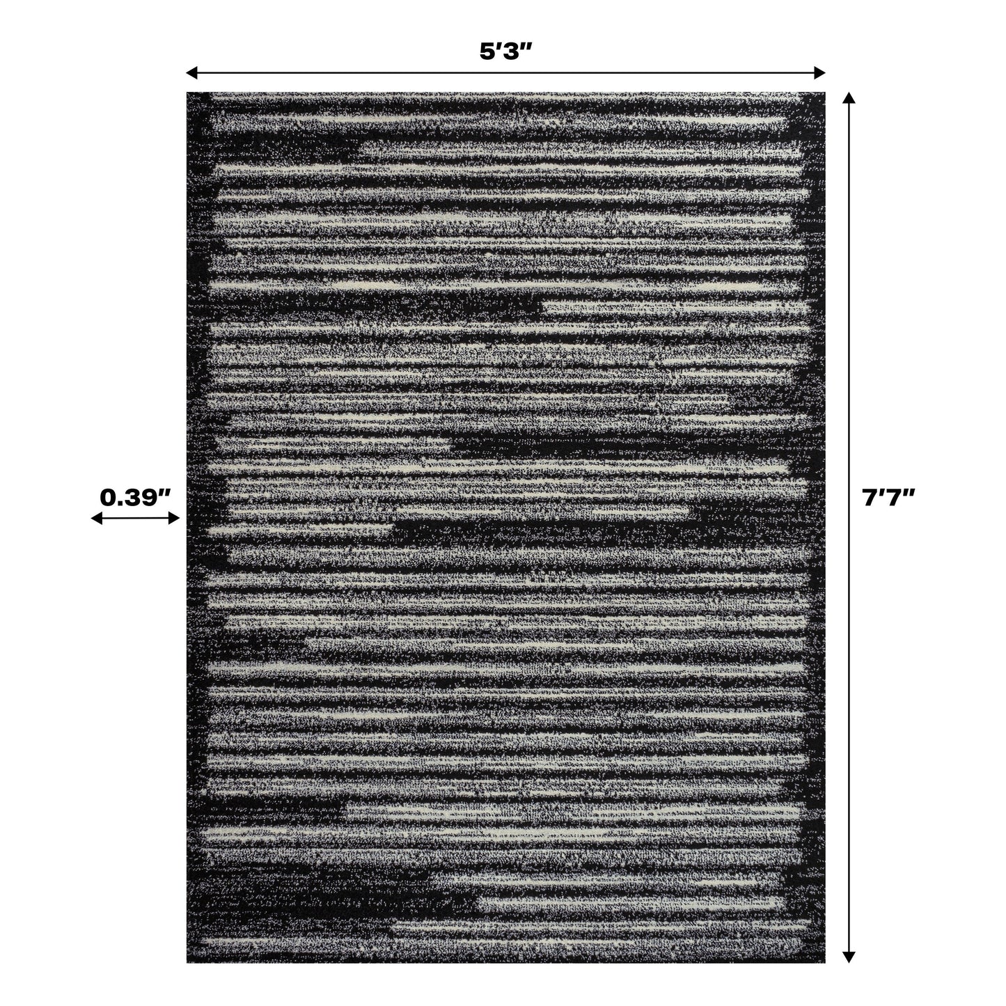 JONATHAN Y Aksil Tappeto moderno a righe berbero