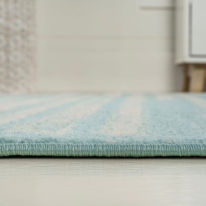 JONATHAN Y Aksil Tappeto moderno a righe berbero