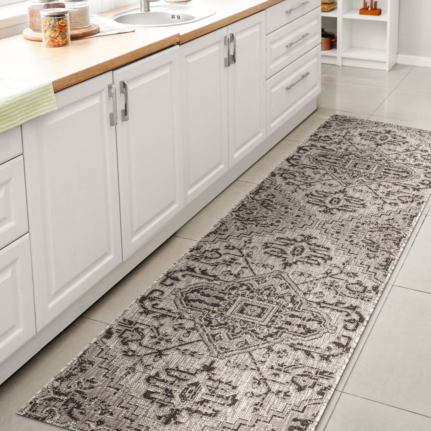 Tappeto per interni/esterni JONATHAN Y Charleston Medallion