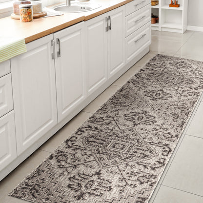 Tappeto per interni/esterni JONATHAN Y Charleston Medallion