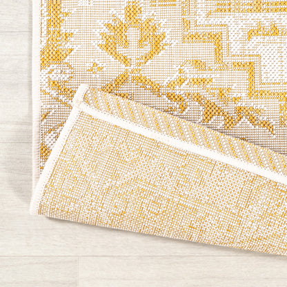 Tappeto per interni/esterni JONATHAN Y Charleston Medallion