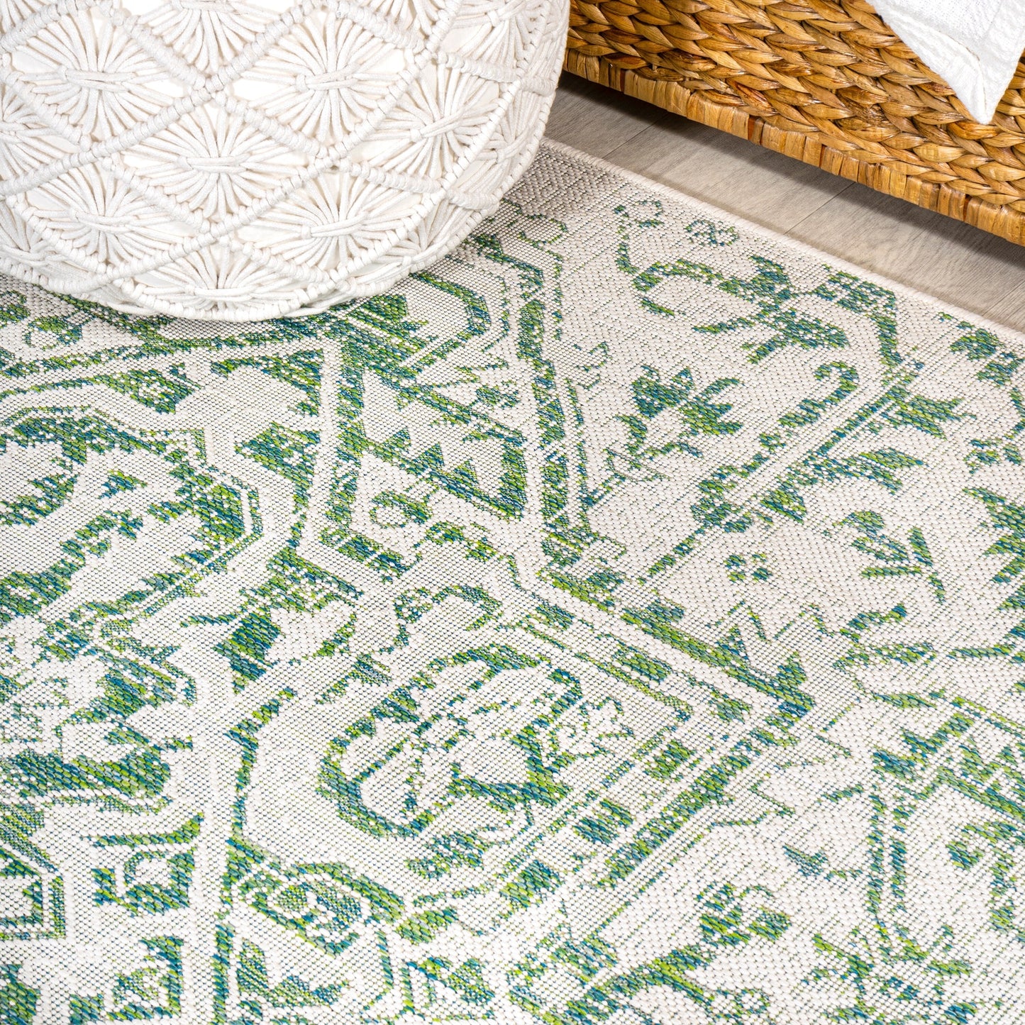 Tappeto per interni/esterni JONATHAN Y Charleston Medallion