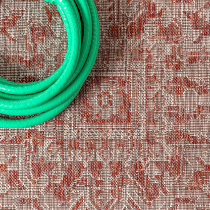 Tappeto per interni/esterni JONATHAN Y Charleston Medallion