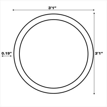 Tappeto per interni/esterni con trama floreale JONATHAN Y