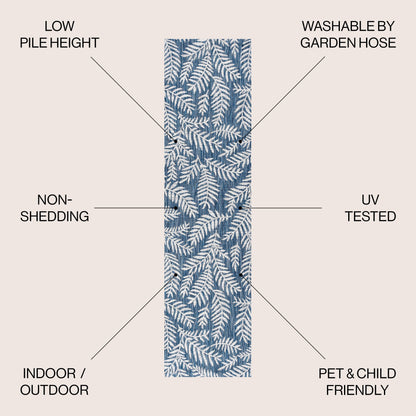 Tappeto per interni ed esterni JONATHAN Y Galon Palm Frond